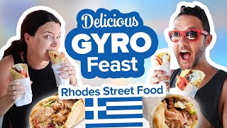 Rhodes Best Gyro. Greece's most popular Street Food! 😋