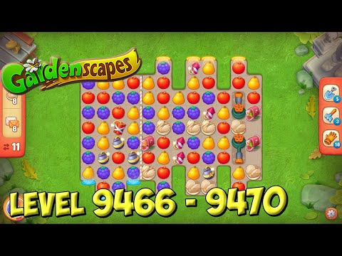 GardenScapes level 9466 - 9470 🌱 Playrix HD