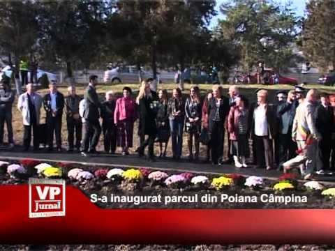 S-a inaugurat parcul din Poiana Câmpina