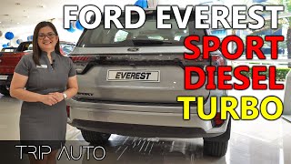 Ford Everest Sport 2023 Review | Turbo Diesel POWER & Sporty Style!