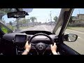 Test Drive 2018 New NISSAN SERENA E POWER HighwaySTAR 2WD POV City Drive