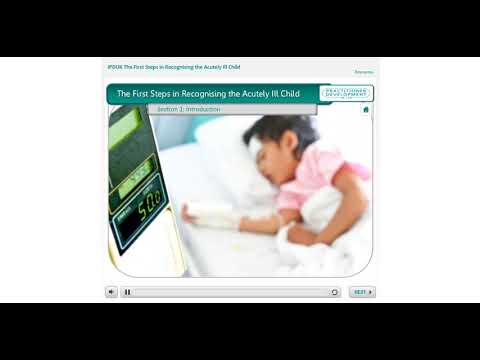 First Steps in Recognising Acutely Ill Children