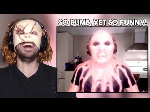 So Dumb Yet So Funny! - [YTP MegaCollab] Fresh Cut Slim Becomes A Spooky Reactor Pt.1 Reaction!