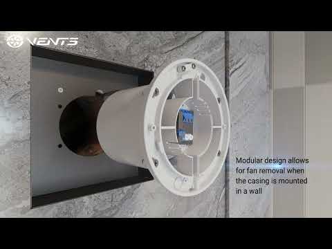 Vents Stone — a concealed ventilation fan designed to be installed behind ceramic tiles