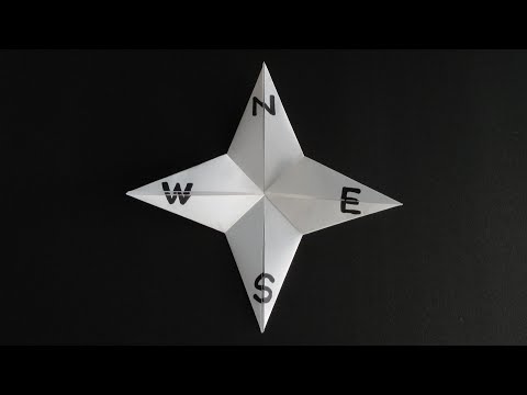 【折り紙】羅針盤【origami】Compass