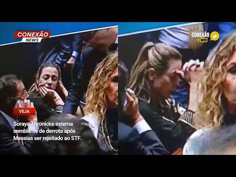 Vídeo: Soraya Thronicke externa semblante de derrota após Messias ser rejeitado ao STF.