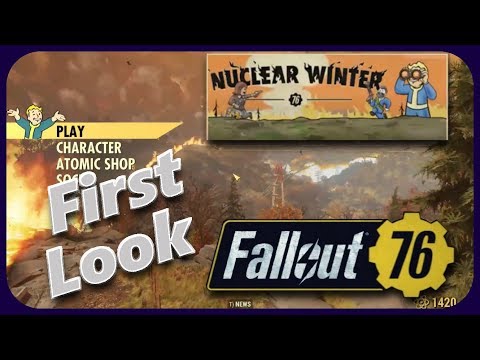 ☢ Fallout 76 - NUCLEAR WINTER 🤯 | My First Look | Ep 1