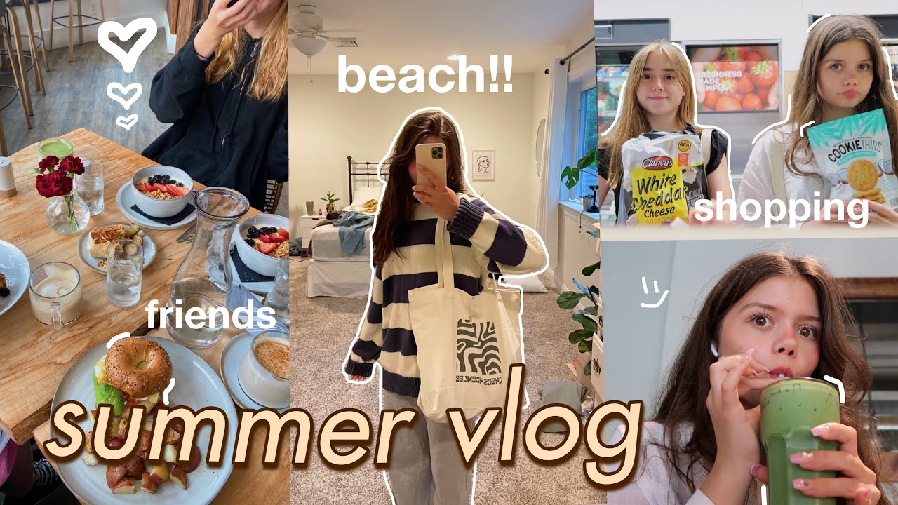FIRST WEEK OF SUMMER VLOG 2023 🌺 beach day, friends, shopping, hauls, and more :)