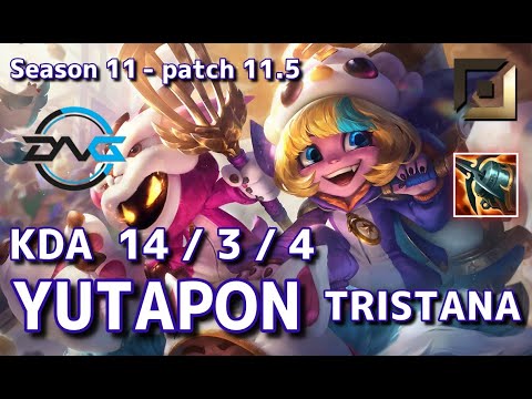 【韓国サーバー/GM】DFM Yutapon トリスターナ(Tristana) VS カイサ(Kai'sa) BOT - Patch11.5 KR Ranked【LoL】