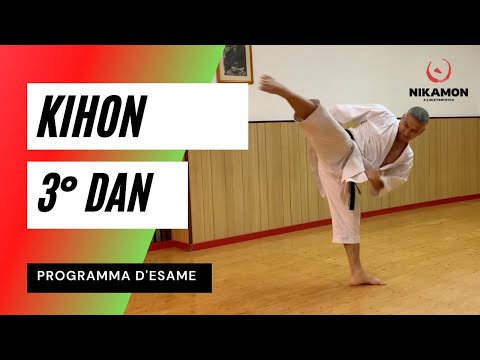 Kihon 3° dan - Programma d'esame FIKTA - M° Alessandro Cardinale