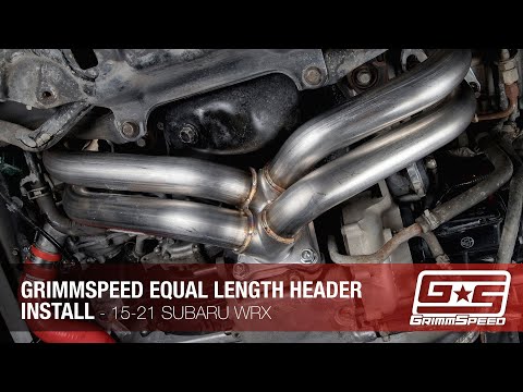 GrimmSpeed Equal Length Header Install - 15-21 Subaru WRX