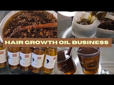 HOW TO MAKE AN EFFECTIVE HAIR GROWTH OIL FOR BUSINESS.