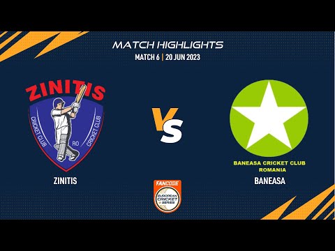 Match 6 - ZIN vs BAN | Highlights | FanCode ECS Romania | 20 June 2023 | ECS23.480