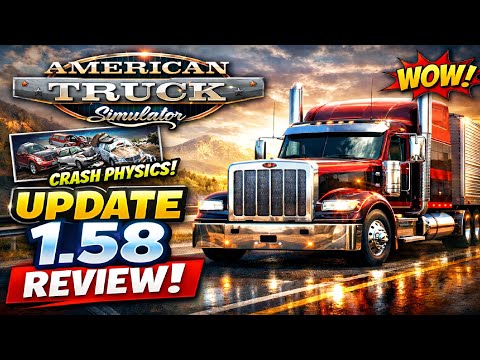 American Truck Simulator HUGE Update 1.58 Review