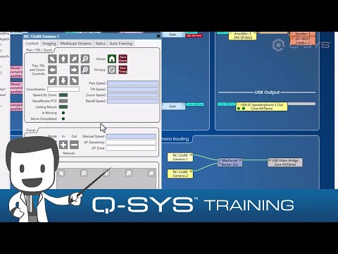 Q-SYS Training | Control and UCI ADVANCED - E1 - Camera Controls and UCI