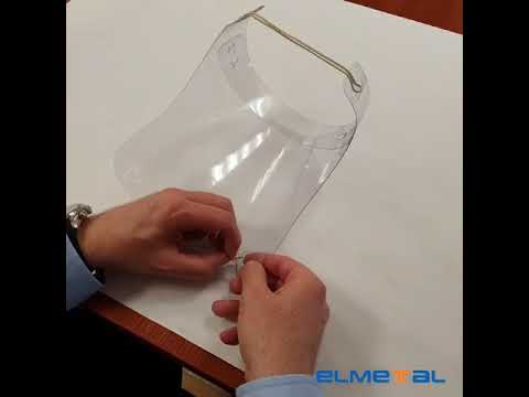 Przyłbica ochronna - instrukcja składania przyłbicy Elmetal