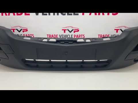 For Vauxhall Movano 2010-2021 Front Bumper No Fog Holes With Tow Eye Cover video