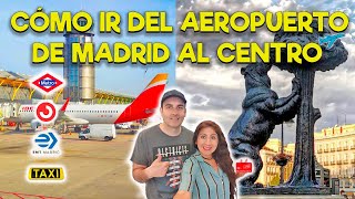 Cómo ir del Aeropuerto de Madrid🇪🇸 hacia el Centro 2023| Destinados a Viajar en España #5