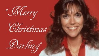 &quot;Merry Christmas Darling&quot; (Lyrics) 💖 The CARPENTERS 💖 Karen ♫ Richard