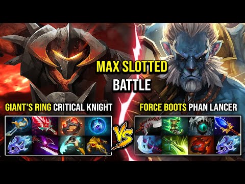 QUALITY VS QUANTITY illusions War - Giant's Ring Chaos Knight Vs Force Boots Phantom Lancer DotA 2