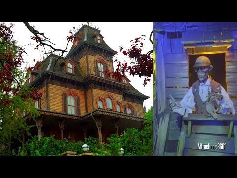 [4K] Phantom Manor Ride - Disneyland Paris version of Haunted Mansion Ride