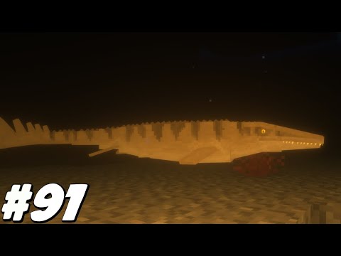 BABY MOSASAURUS UNLEASHED | MINECRAFT DINOSAURS |EP 91