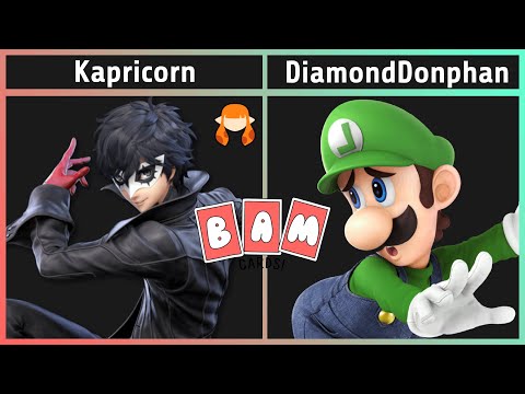 Smash @ BAM Cards 15 - Kapricorn (Joker, Inkling) vs. DiamondDonphan (Luigi) - SSBU Tournament