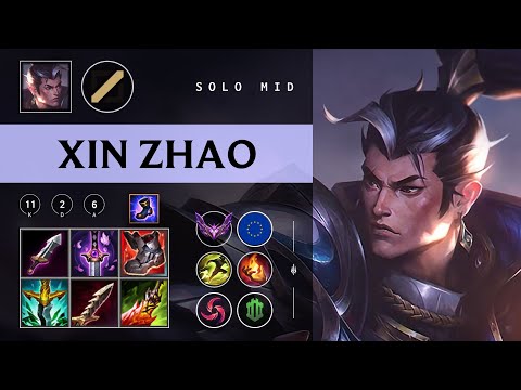 Xin Zhao Mid vs Ekko - EUW Master Patch 26.01