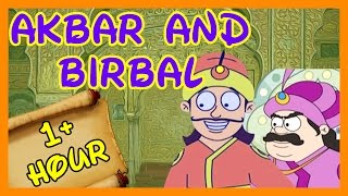 Akbar Birbal Moral Stories  1+ Hour  Animated Hind