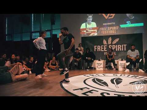Free Spirit Festival 2019 ► Joshua vs Stefa ◄ Kids Mixstyle Semi   Final