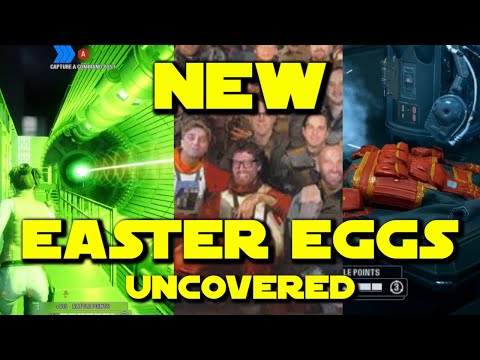 Star Wars Battlefront 2 - Scarif Update Easter Eggs (Secret Room, Dev Painting, Death Star + More)