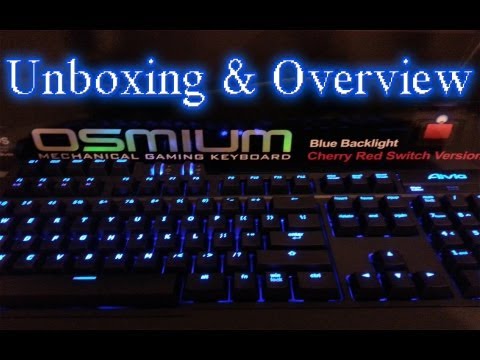 Gigabyte Aivia Osmium Cherry MX Red Gaming Mechanical...