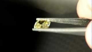 preview picture of video '2.11ct Fancy Intense Yellow diamond.  Cushion cut.  Her Dream Diamond'