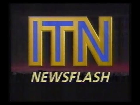 ITN Newsflash plus LWT Continuity & Adverts - 1989