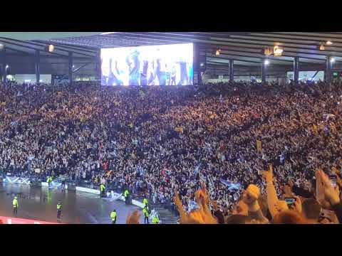 The best version of Yes sir, I can boogie. Scotland Vs Israel full time celebrations!