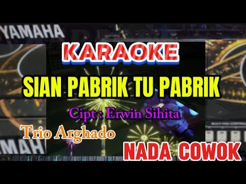 SIAN PABRIK TU PABRIK || KARAOKE || NADA COWOK
