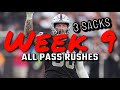 Maxx Crosby 3 Sack Game: All Pass Rushes