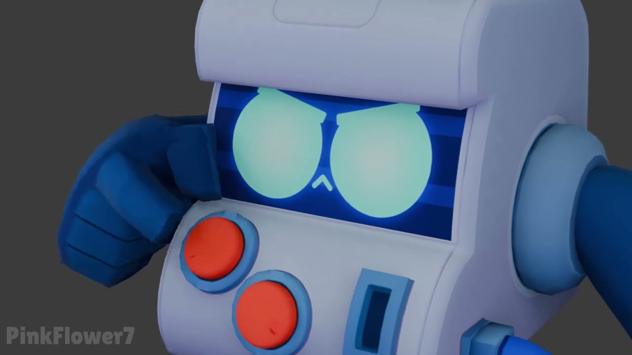 8-Bit presses his button until he explodes