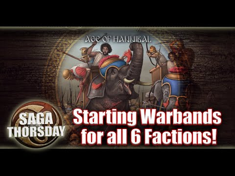 Beginner Warbands for every Age of Hannibal faction! SAGA THORSDAY 310