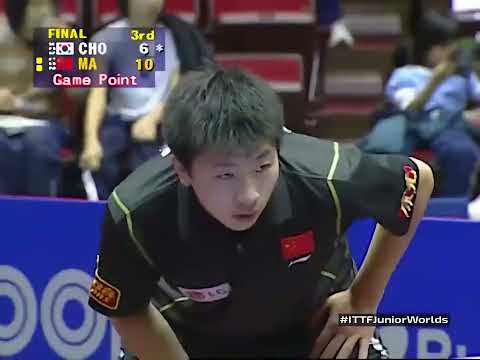 Ma Long Vs. Cho Eon Rae Final World Junior WTTC 2004 | TTF