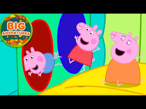 Peppa Pig Visits the Bouncy Maze Adventure🌀!  Soft Play Escape | Tales | Cartoon for Kids | 20 Mins