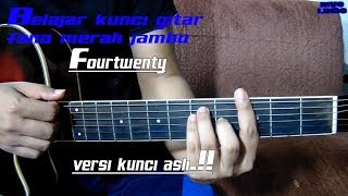 Download lagu FOURTWENTY - FANA MERAH JAMBU TUTORIAL CHORD GITAR | RIVO LINDO mp3