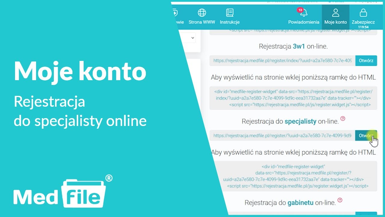 Rejestracja do specjalisty online