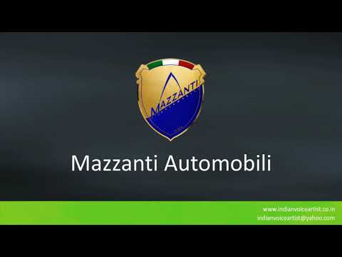 Pronunciation of the word(s) "Mazzanti Automobili".