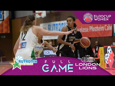 Rutronik Stars Keltern v London Lions | Full Basketball Game | EuroCup Women 2023-24