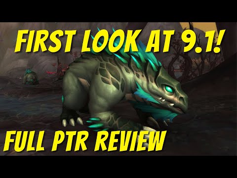 First look at 9.1 PTR Patch in Shadowlands: ALL about NEW content!