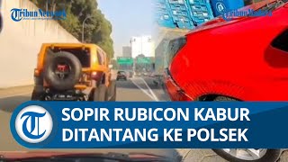Lari dari Tanggung Jawab, Sopir Rubicon Kabur saat Ditantang ke Polsek seusai Serempet Mobil