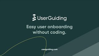 UserGuiding video