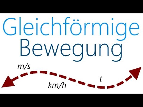 Gleichförmige Bewegung - einfach erklärt - Physik - Lerntippsammlung.de