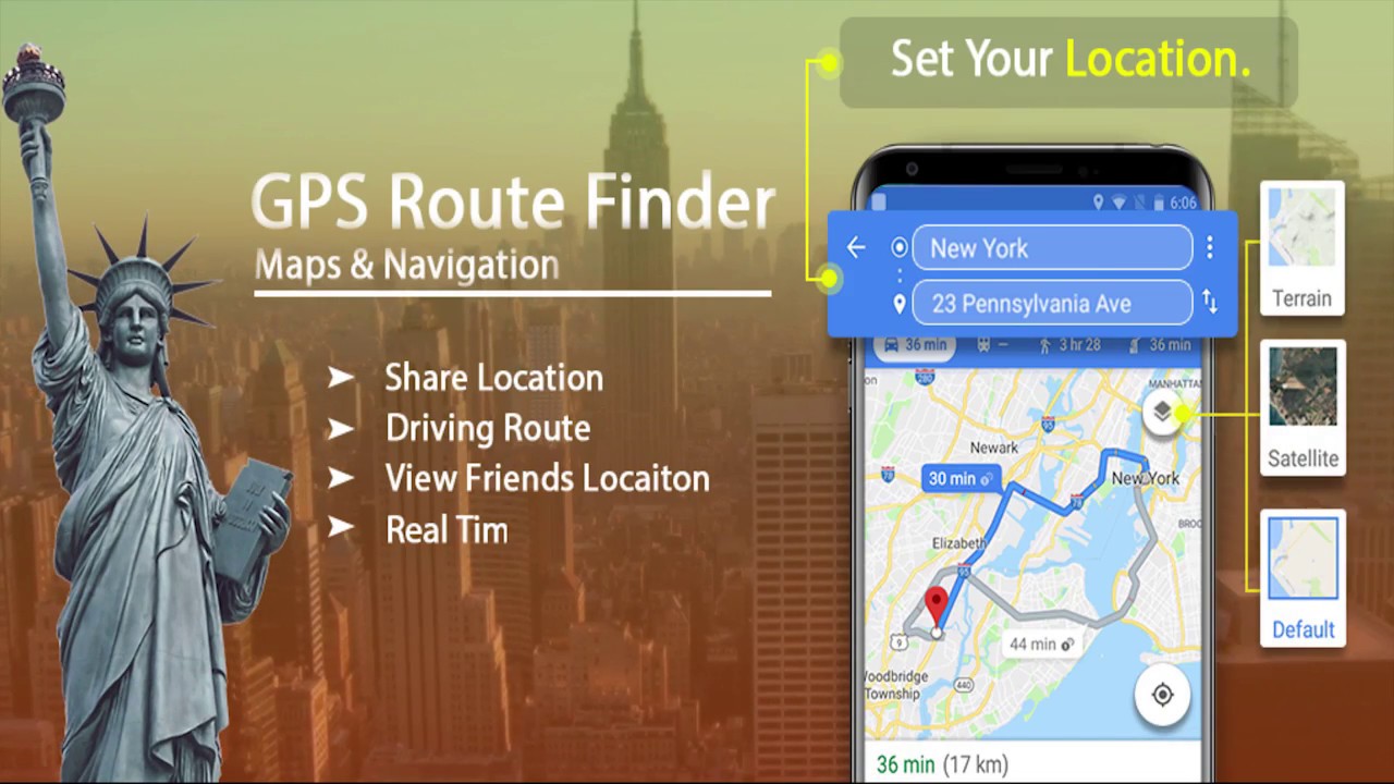 Free GPS Navigation & Transit : Maps & Route Finder